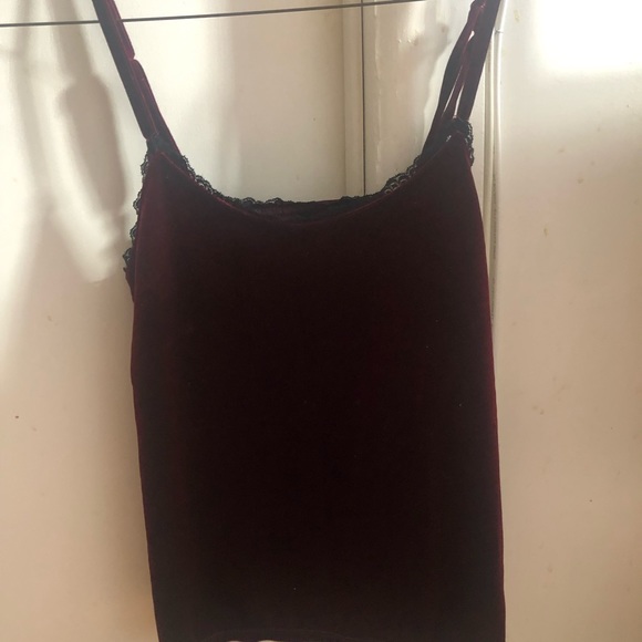 3 for $20❤️Ultra Flirt Red Velvet Camisole Adjustable Straps Size Small - Picture 3 of 9